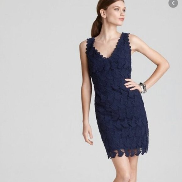 Lilly Pulitzer Reeve Crochet Lace Shift Dress - Picture 1 of 2